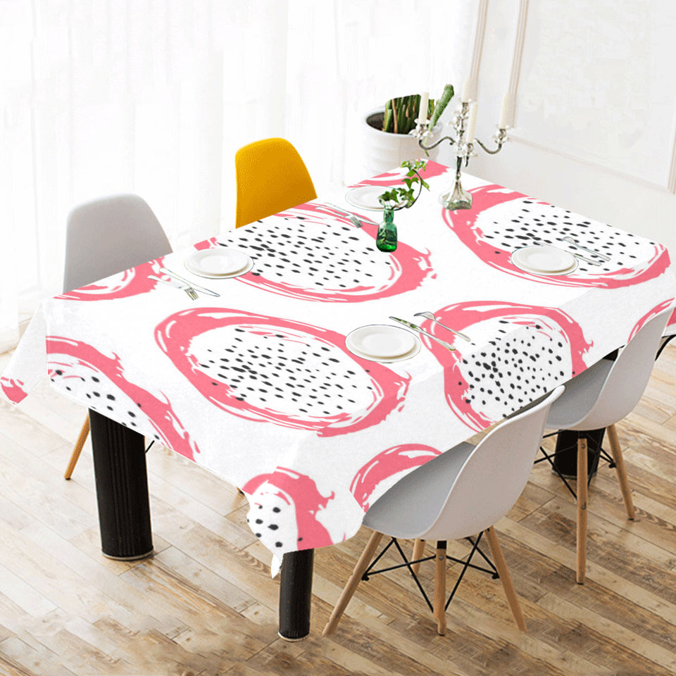 Hand drawn dragon fruit Tablecloth