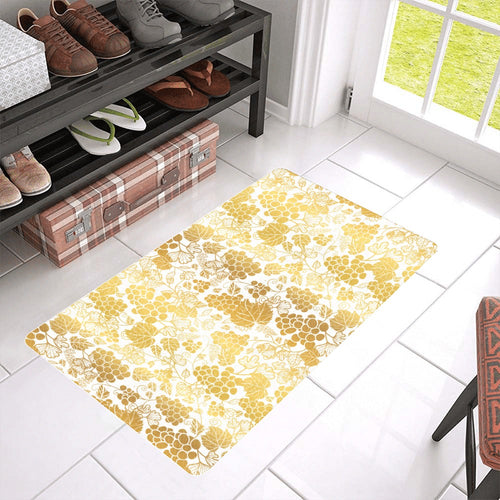 Gold grape pattern Doormat