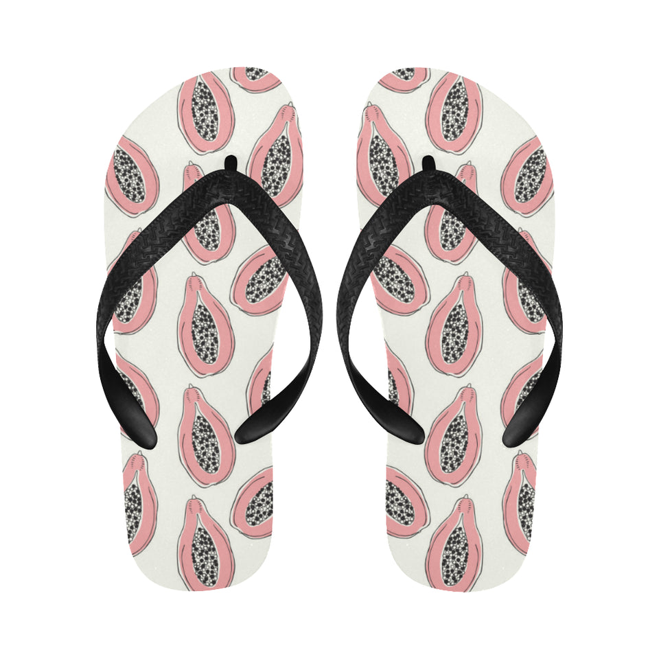 papaya pattern Unisex Flip Flops