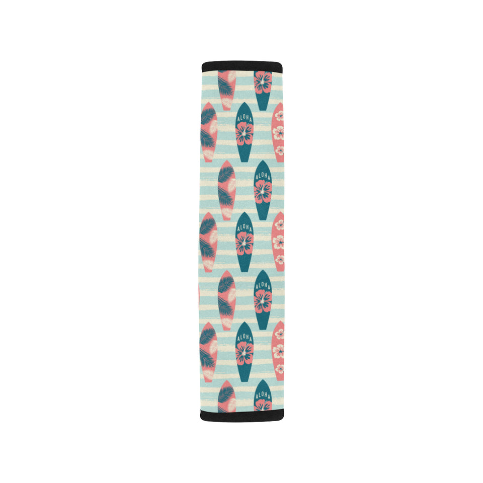 Surfboard Pattern Print Design 02 Car Seat Belt Cover