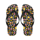 Beer type pattern Unisex Flip Flops