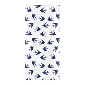 Swallow Pattern Print Design 03 Beach Towel