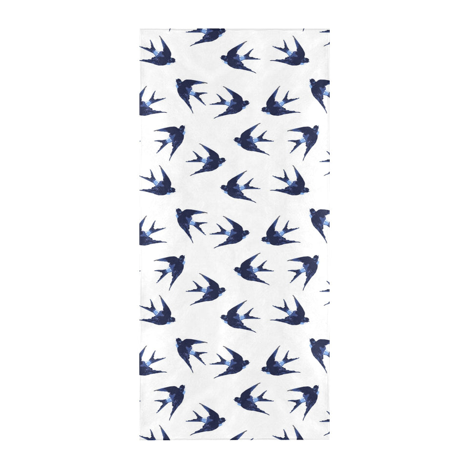 Swallow Pattern Print Design 03 Beach Towel