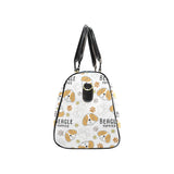 Cute beagle dog pattern background Travel Bag