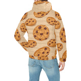 Cookie pattern Men's Padded Hooded Jacket