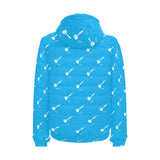 Darts Pattern Print Design 05 Men's Padded Hooded Jacket