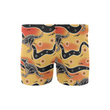 Kangaroo Australian aboriginal art pattern Men's Swimming Trunks