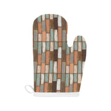 Wood Printed Pattern Print Design 02 Heat Resistant Oven Mitts