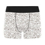 cacao beans leaves pattern Men's All Over Print Boxer Briefs Men's Underwear