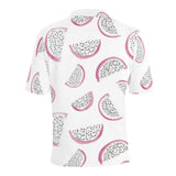 dragon fruit pattern Men's All Over Print Polo Shirt