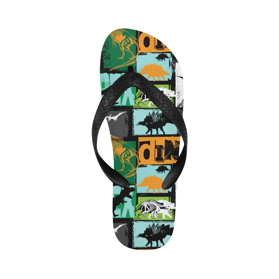 dinosaurs print pattern Unisex Flip Flops