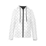 Engine Piston Background Pattern Print Design 01 Women's Padded Hooded Jacket