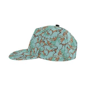 Monkey Palm tree background All Over Print Snapback Cap