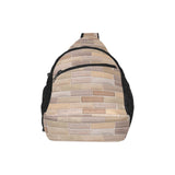 Brick Printed Pattern Print Design 01 All Over Print Chest Bag
