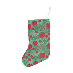 Tomato design pattern Christmas Stocking
