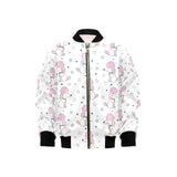 Cute poodle dog star pattern Kids' Boys' Girls' Bomber Jacket