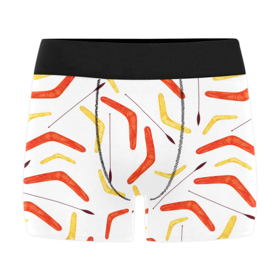 Waterclor boomerang Australian aboriginal ornament Men's All Over Print Boxer Briefs Men's Underwear