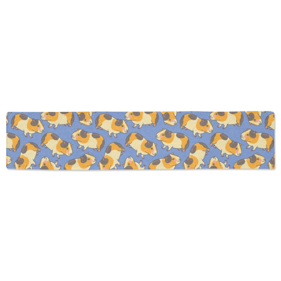 Guinea Pig Pattern Print Design 02 Table Runner
