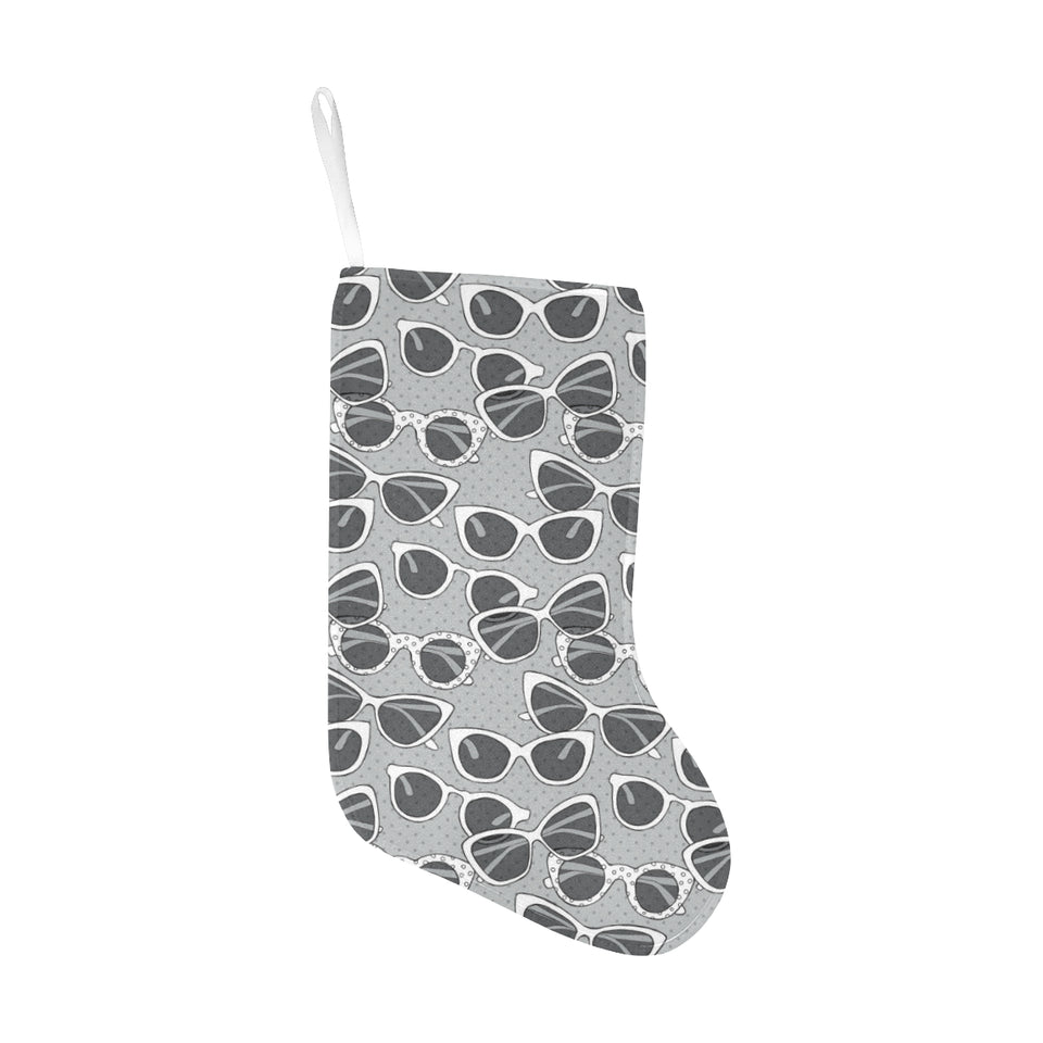 Sun Glasses Pattern Print Design 04 Christmas Stocking