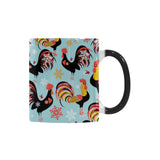 Rooster chicken cock snowfalke Morphing Mug Heat Changing Mug