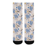 Cute peacock pattern Crew Socks