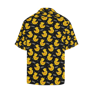 Duck Toy Pattern Print Design 05 Men's All Over Print Hawaiian Shirt (Model T58)