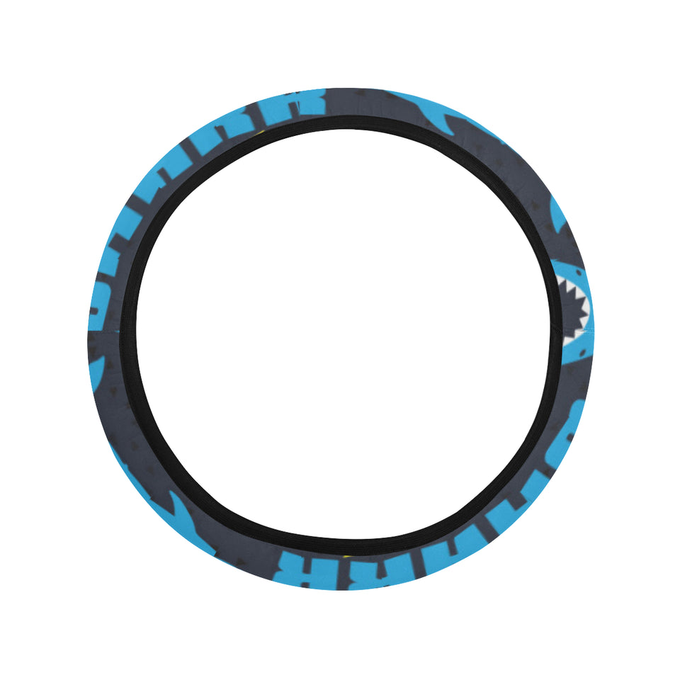 Shark dangerous Car Steering Wheel Cover