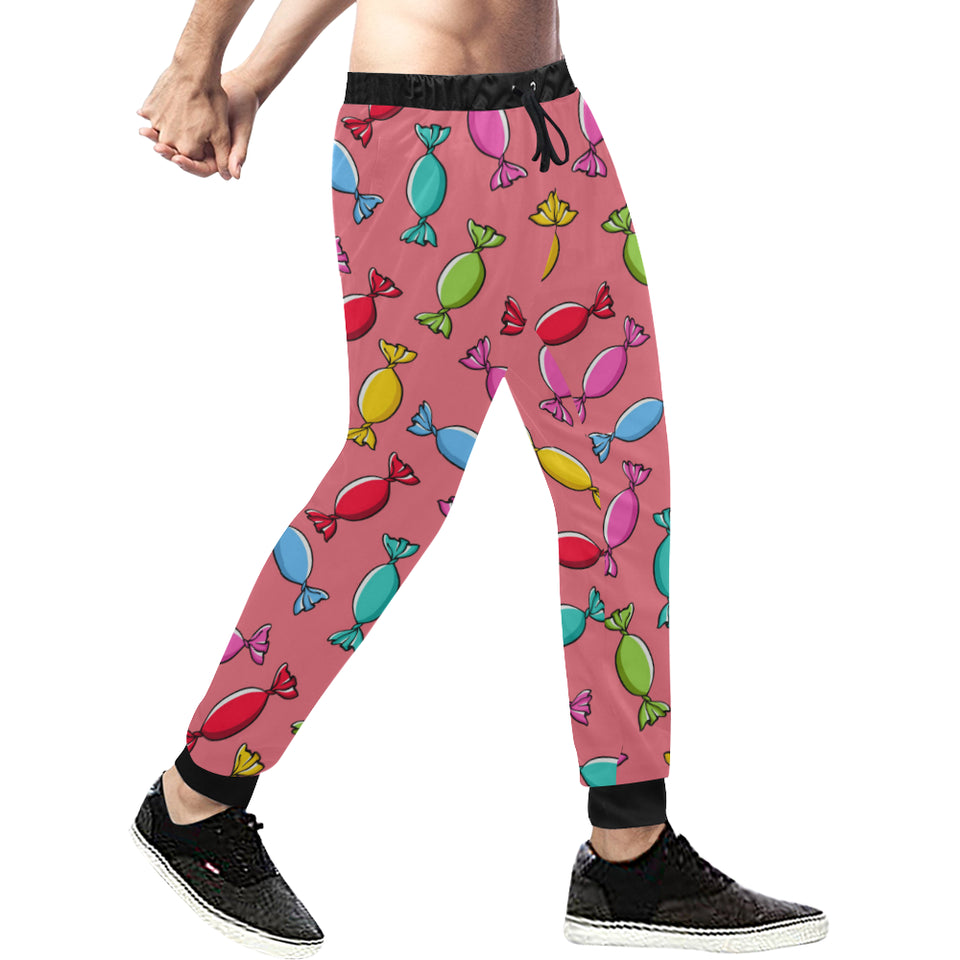 Colorful wrapped candy pattern Unisex Casual Sweatpants