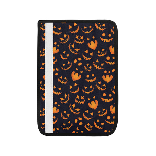 Halloween pattern Pumpkin background Car Seat Belt Cover