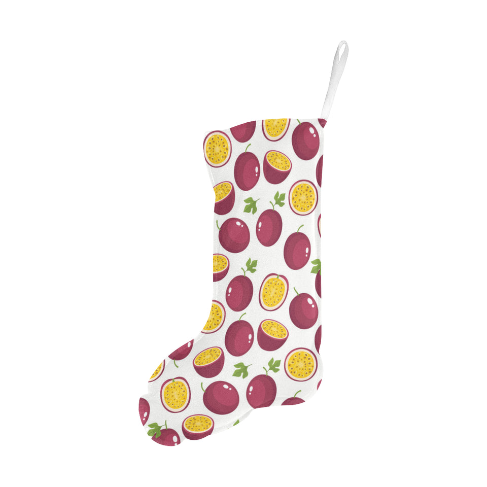 Passion fruit design pattern Christmas Stocking