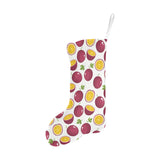 Passion fruit design pattern Christmas Stocking