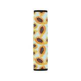 Watercolor papaya pattern Car Seat Belt Cover