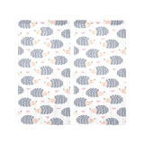 Hedgehog Pattern Print Design 04 Gauze Curtain