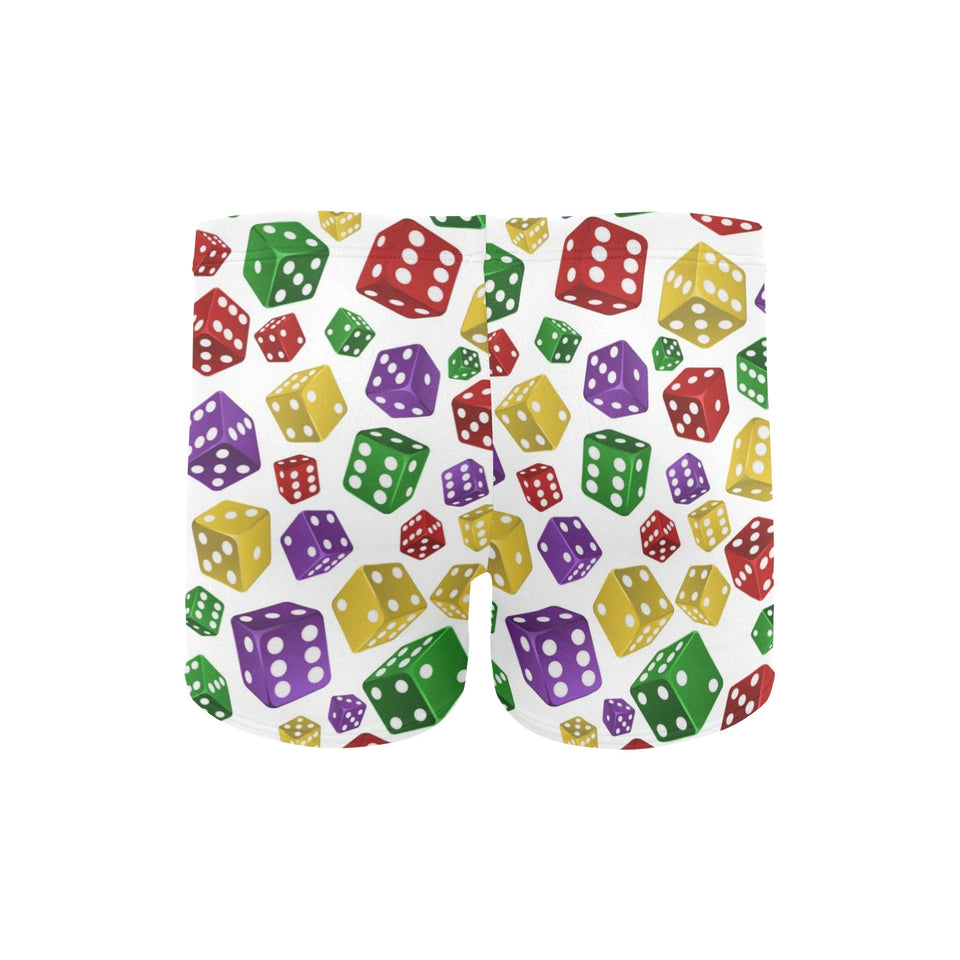 Dice Pattern Print Design 03 Men's Swimming Trunks