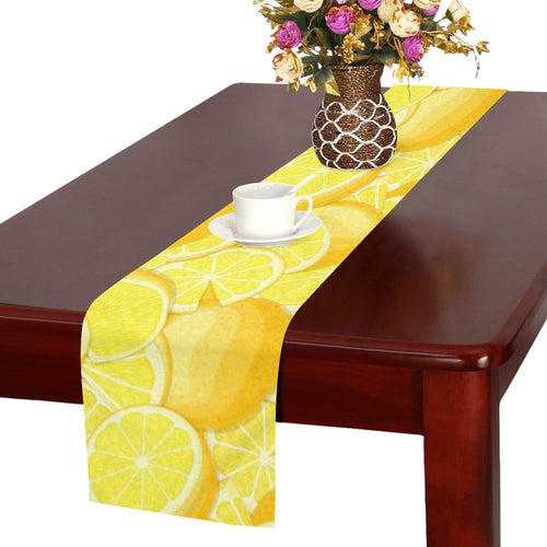lemon pattern Table Runner