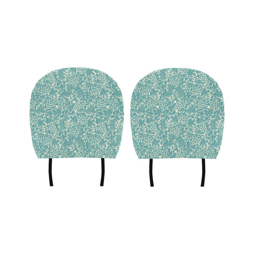 Classic Hand drawn Grape pattern Car Headrest Cover