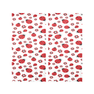 Ladybug Pattern Print Design 04 Gauze Curtain