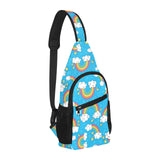 Rainbows Sky Clouds Pattern All Over Print Chest Bag