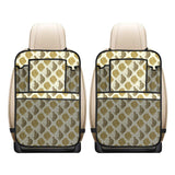 Lion Pattern Print Design 02 Car Seat Back Organizer