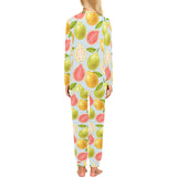 Guava design pattern Women's All Over Print Pajama Set