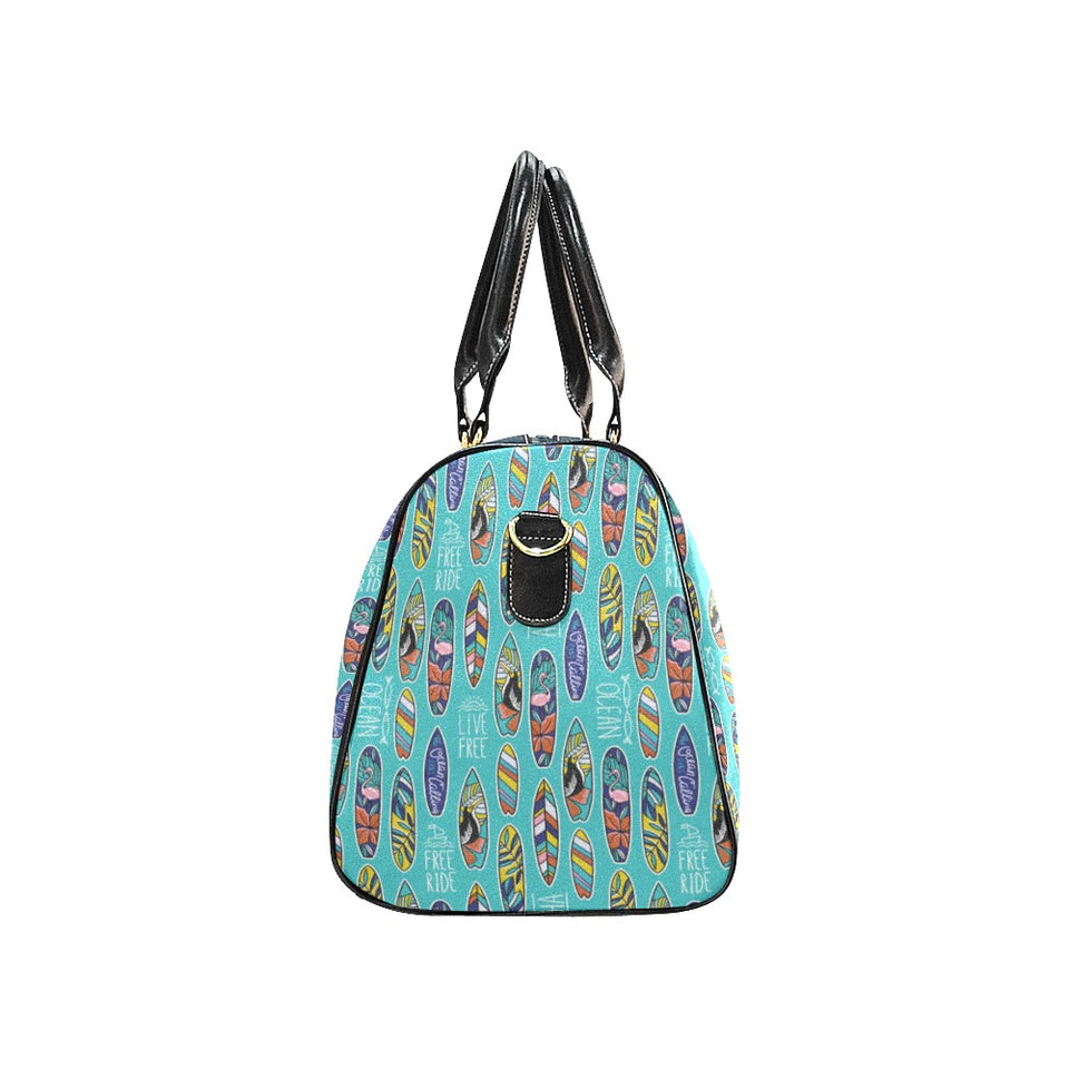 Surfboard Pattern Print Design 05 Travel Bag