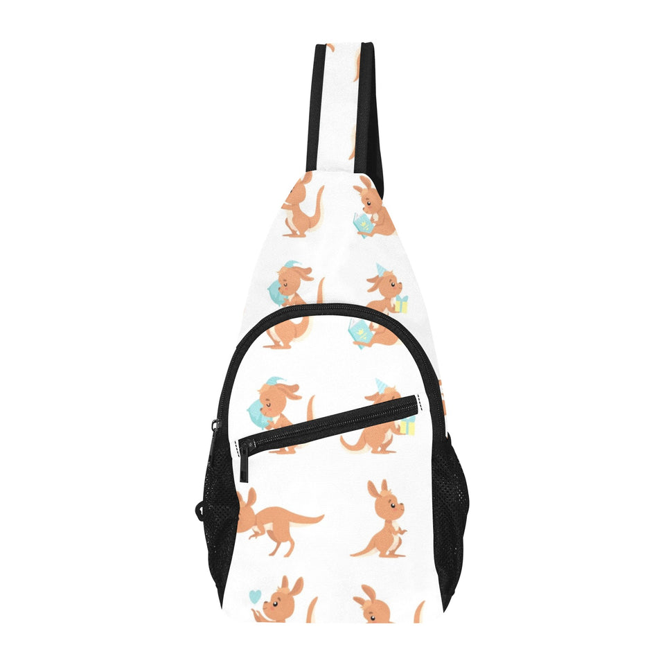 Cute Kangaroo pattern All Over Print Chest Bag