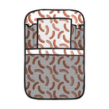 Sausage Pattern Print Design 04 Car Seat Back Organizer