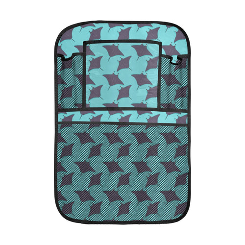 Stingray Pattern Print Design 02 Car Seat Back Organizer