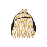 Rhino yellow theme pattern All Over Print Chest Bag