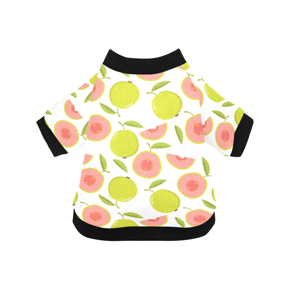 Guava pattern All Over Print Pet Dog Round Neck Fuzzy Shirt