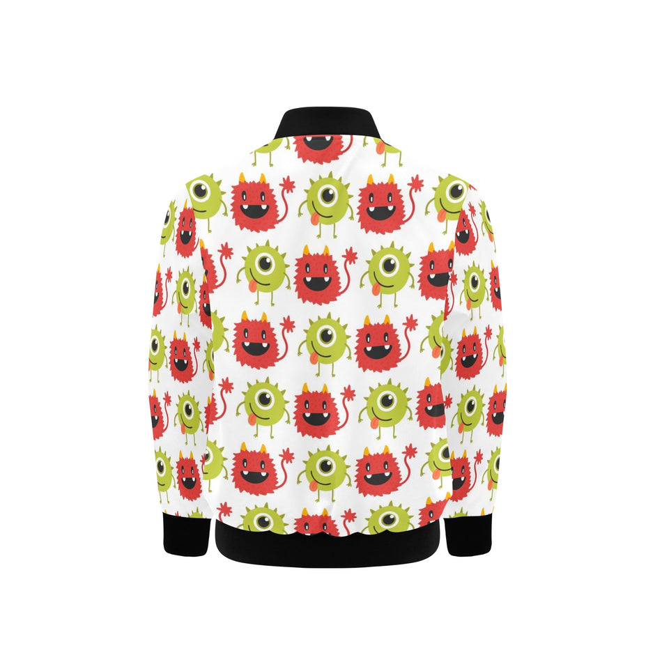 Alien Pattern Print Design 05 Kids' Boys' Girls' Bomber Jacket
