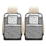 Pigeon Pattern Print Design 05 Car Seat Back Organizer