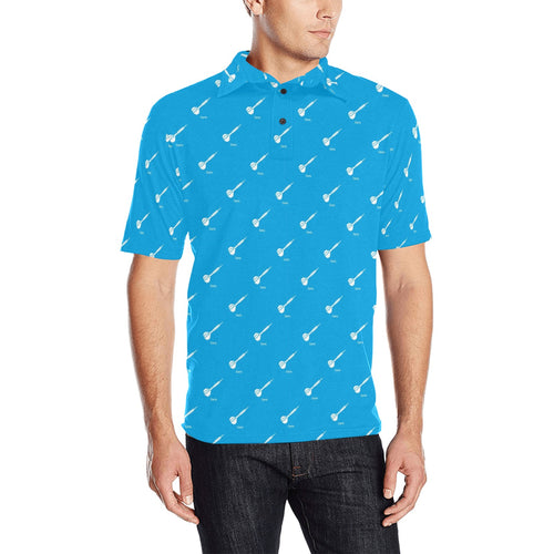 Darts Pattern Print Design 05 Men's All Over Print Polo Shirt