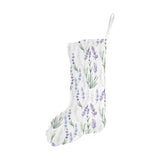 Hand painting Watercolor Lavender Christmas Stocking